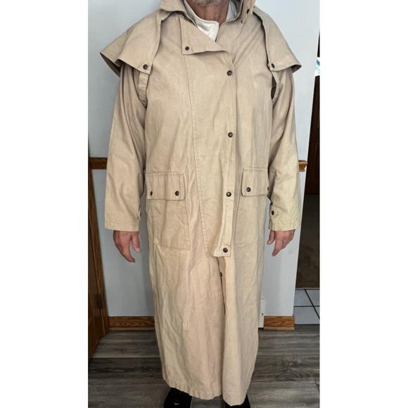 Vintage Australian Outback Collection Trench Coat Duster Workwear